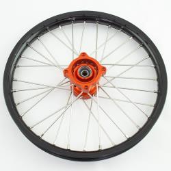 Диск алюминиевый со ступицей CNC в сборе (передний) pitbike KKE 1.4*17
