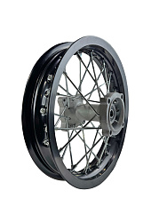 Диск R12 алюминиеввый со ступицей в сборе (задний) 1.85x12 Avantis Pitbike H12/H15