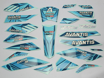 Набор наклеек Avantis Dakar