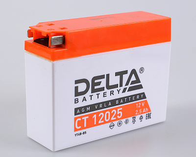 АКБ 12V2.5Ah (114х39х87) ( необслуж.) Delta