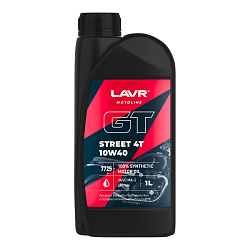 Масло моторное LAVR MOTO GT STREET 4T 10W-40 (1л)