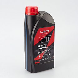 Масло моторное LAVR MOTO GT SPORT 4T 10W-40  (1л)