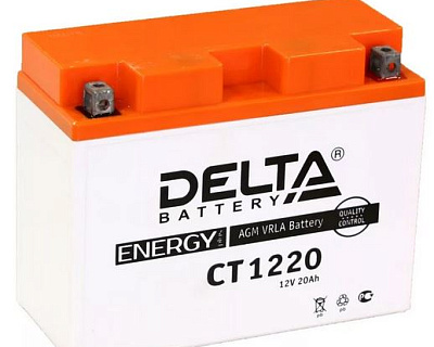 АКБ 12V20Ah (204х91х159) ( необслуж.) Delta