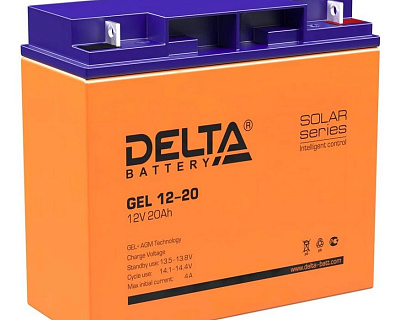 АКБ 12V20Ah (181х77х167) (гелевый) Delta